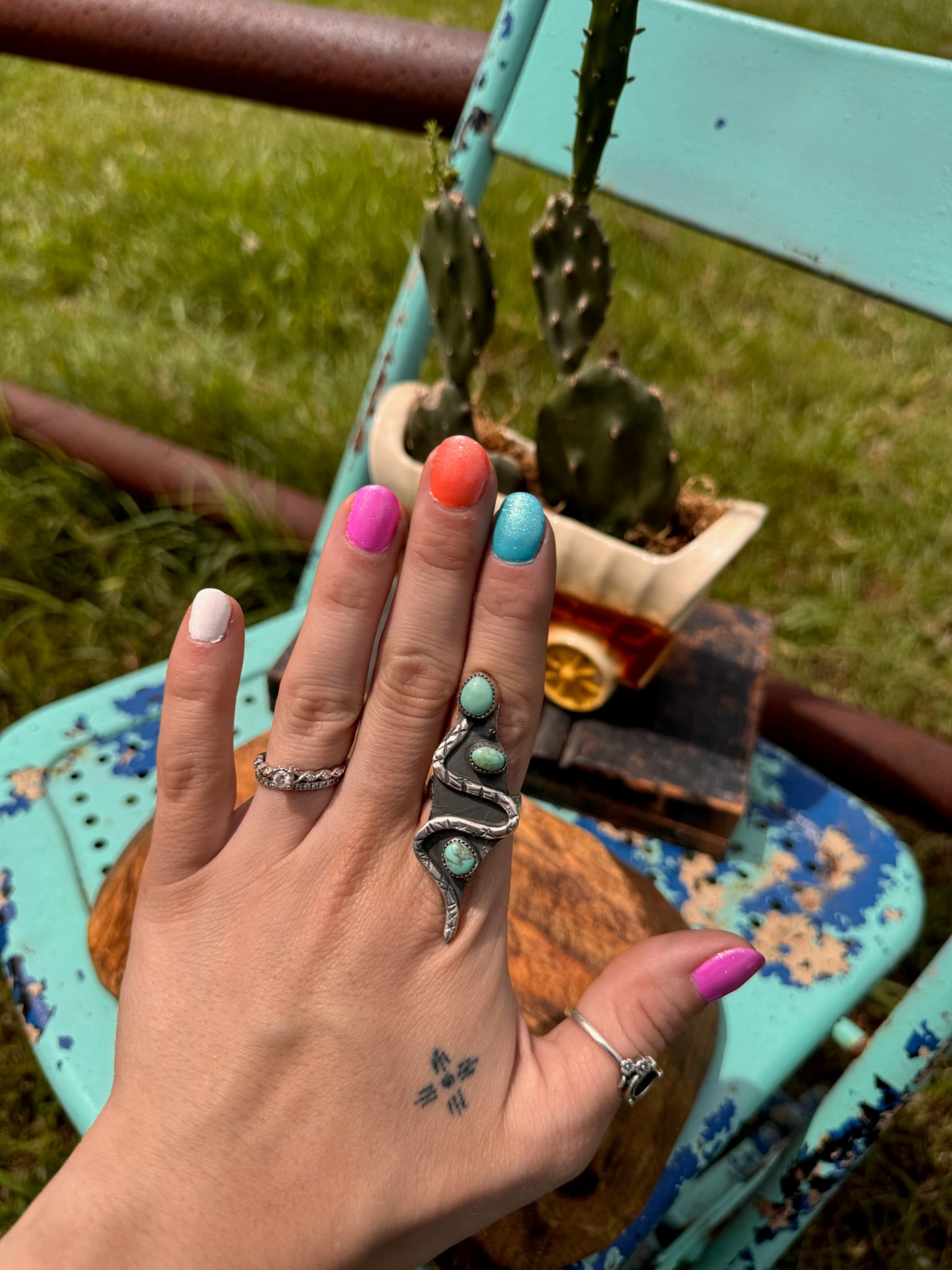Snake Eyes Ring