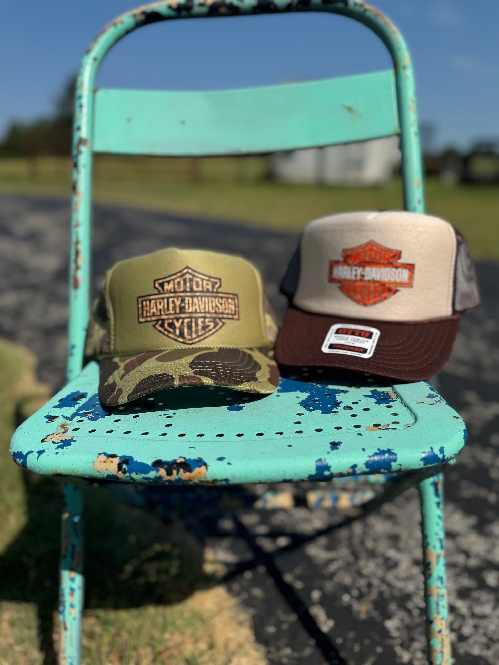 Camo Harley Trucker